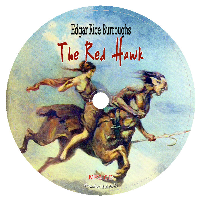 The Red Hawk Edgar Rice Burroughs Sci-Fi Adventure Audiobook in 1 MP3 Audio CD
