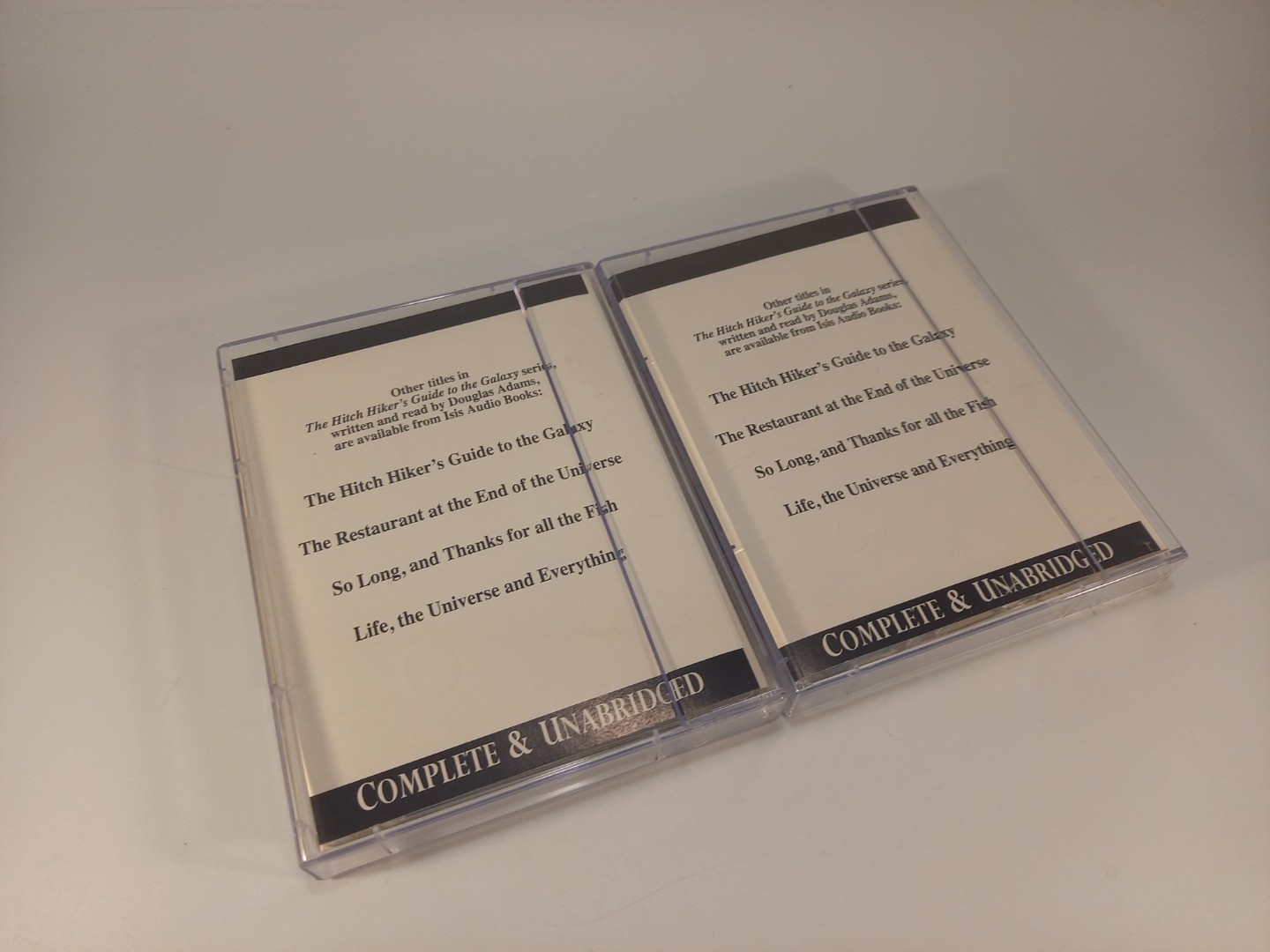 Mostly Harmless Audiobook Cassettes Written & Read by Douglas Adams Unabridged