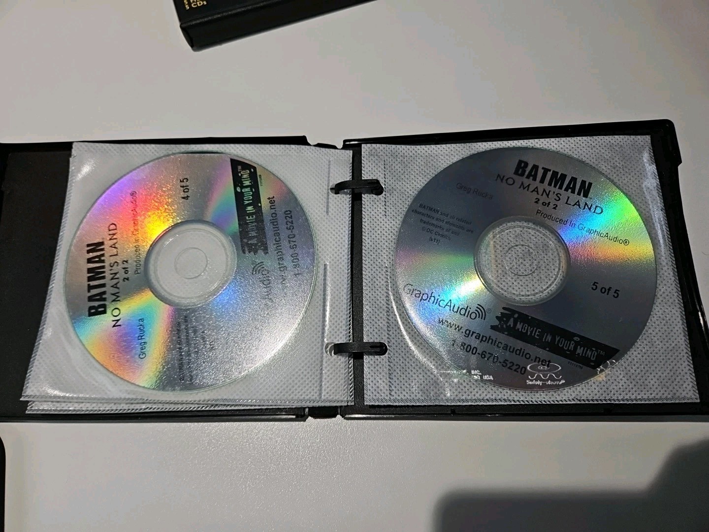 Graphic Audio Batman No Man’s Land 1 + 2 Set 10x Disc Movie In Your Mind CD Book
