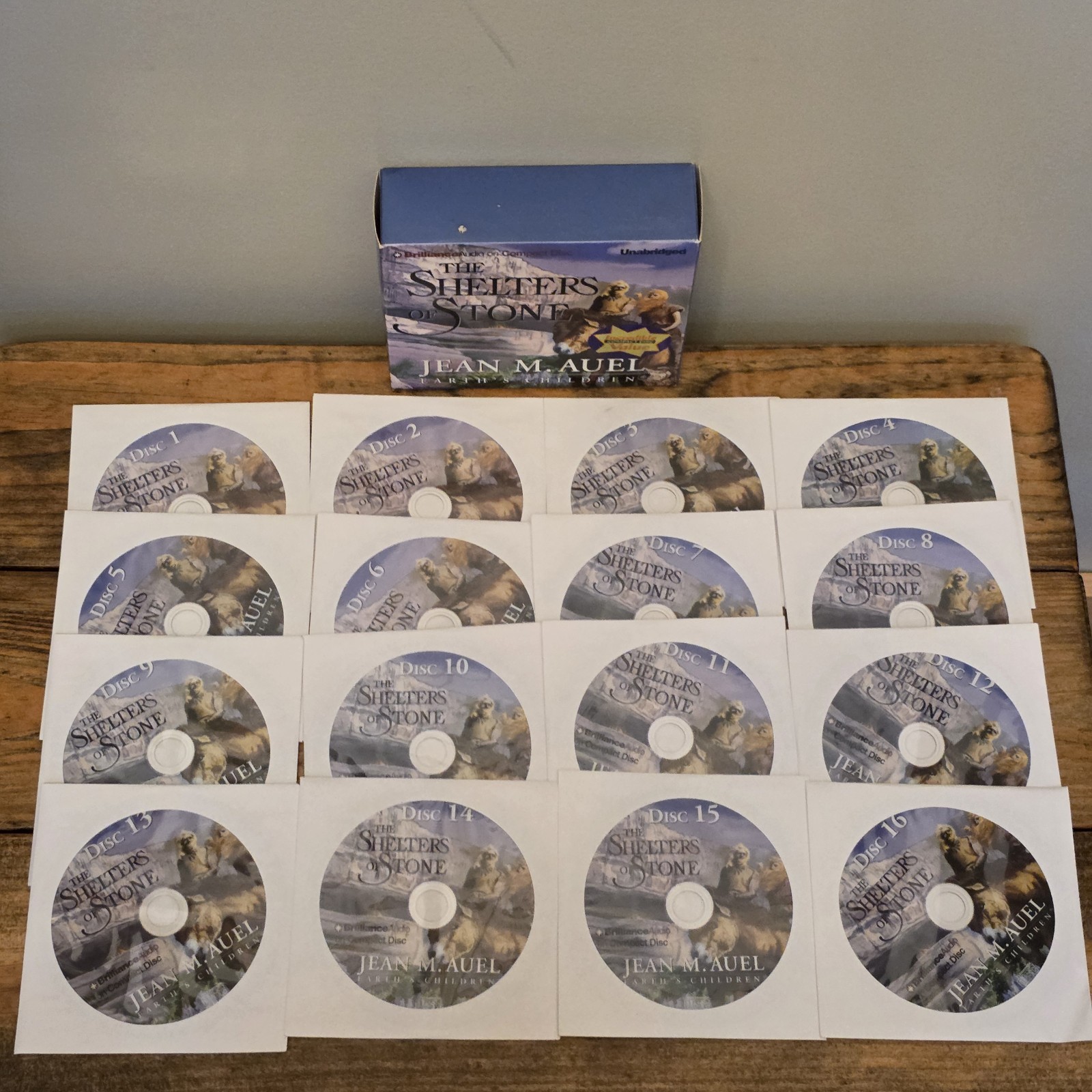 The Shelters of Stone Audiobook CDs Jean M Auel Earth’s Children Unabridged