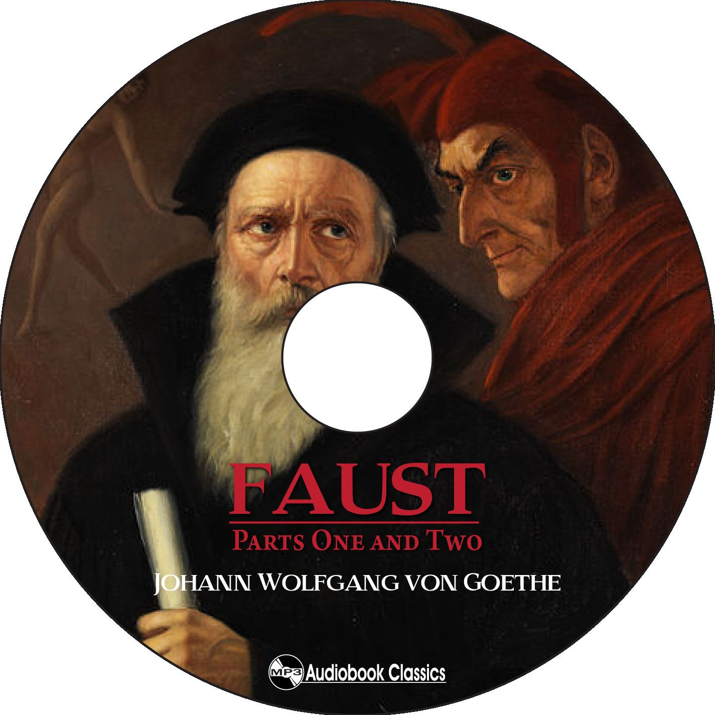 Goethe’s Faust, Parts I & II — Unabridged MP3 CD Audiobook in DVD case
