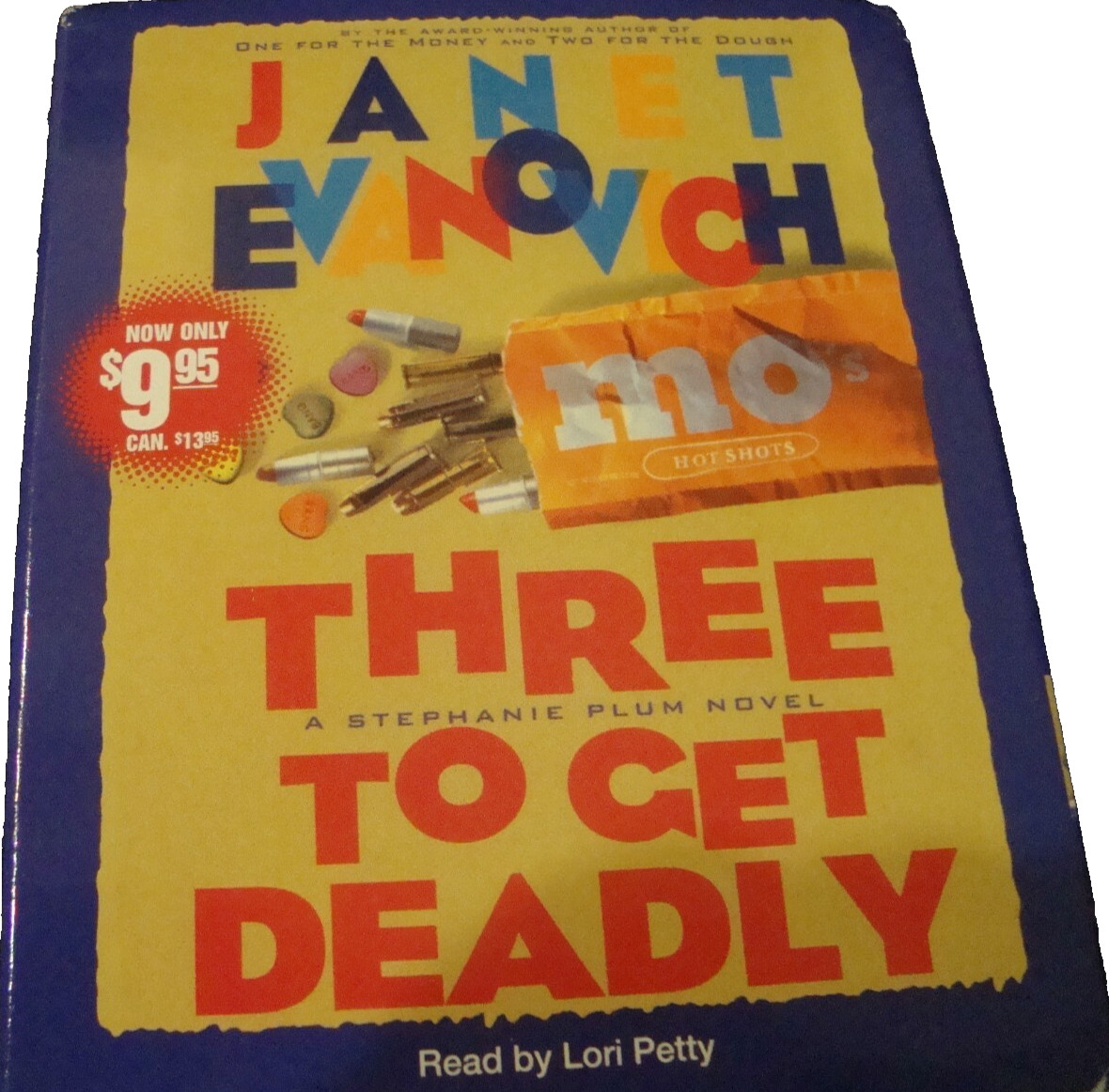 AUDIOBOOK: ‘Three To Get Deadly’ By Janet Evanovich (3 CD’s) Abridged Novel K4