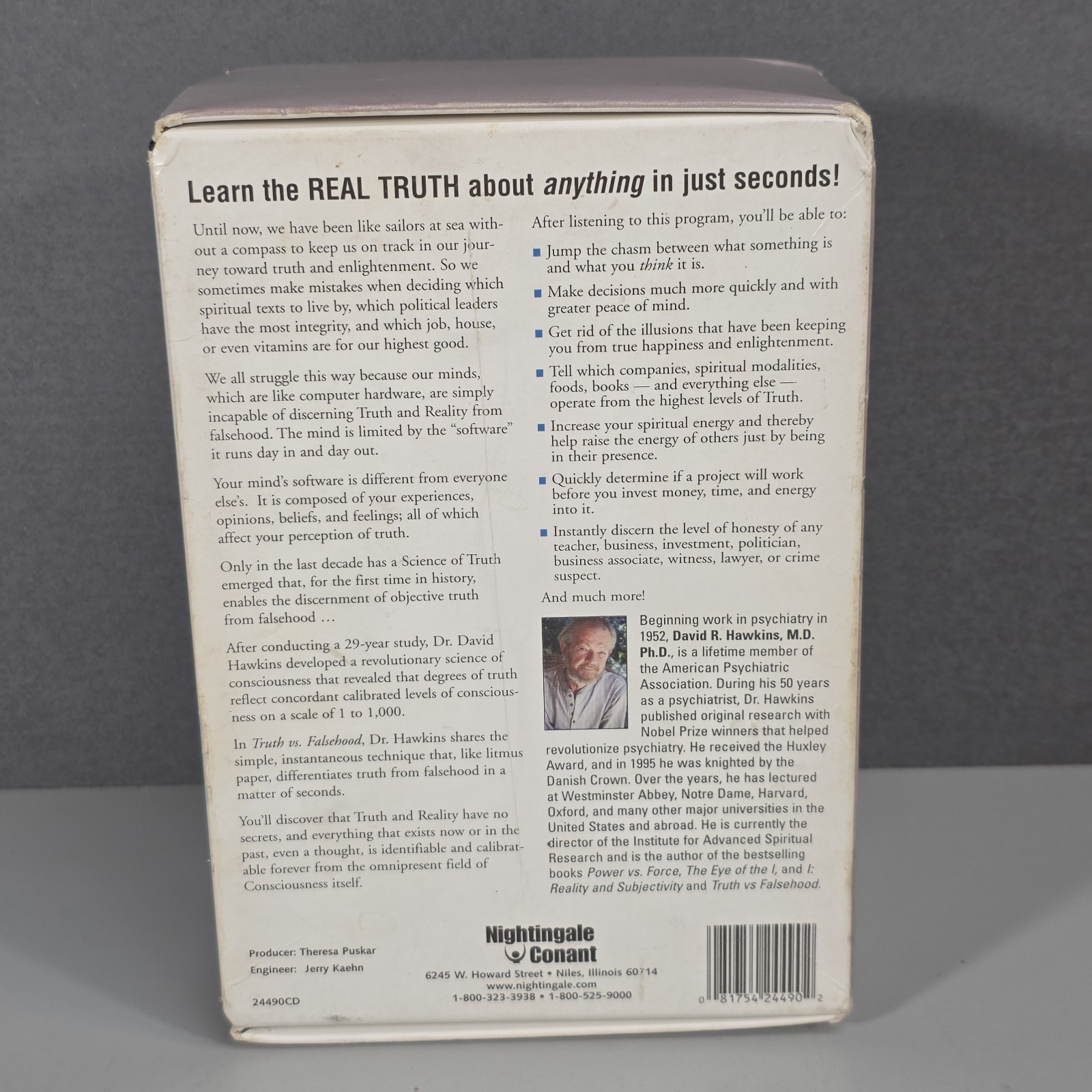 TRUTH VS. FALSEHOOD The Art of Spiritual Discernment 6 AUDIO CDS+ DVD/BONUS GOOD