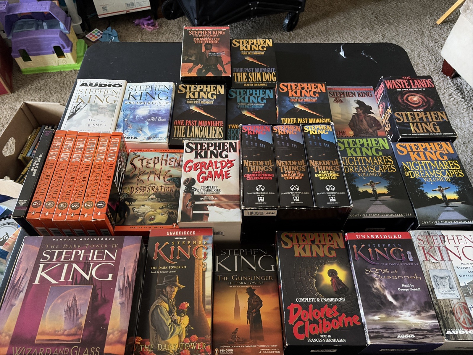 Stephen King Cassette Audiobook Lot Huge Assortment Of Vintage Classics