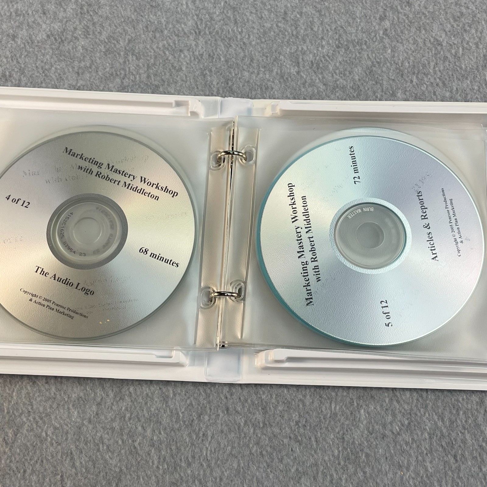 Robert Middleton Marketing Mastery Workshop Live 12 Audio CD and Workbook Set