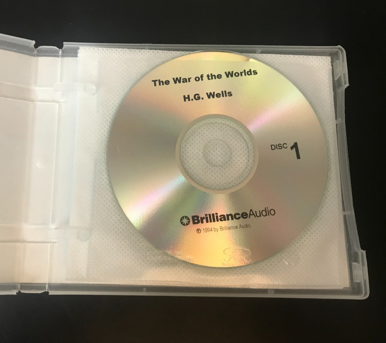 CD Audiobook The Classic Collection H.G. Wells War Of the Worlds — Bill Weideman