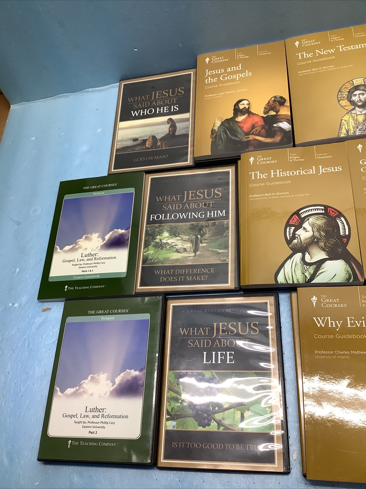 The Great Courses Jesus & The Gospels Audio & Guidebooks Lot Of 14 (st13)