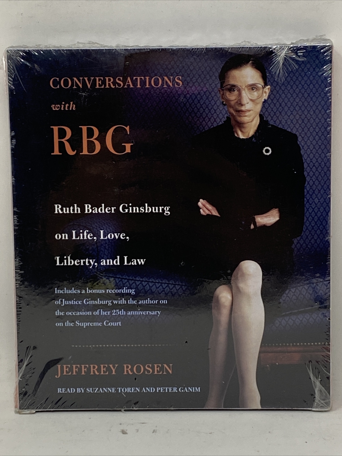 Ruth Bader Ginsberg Audio CD Conversations with RBG on Life, Love and Law