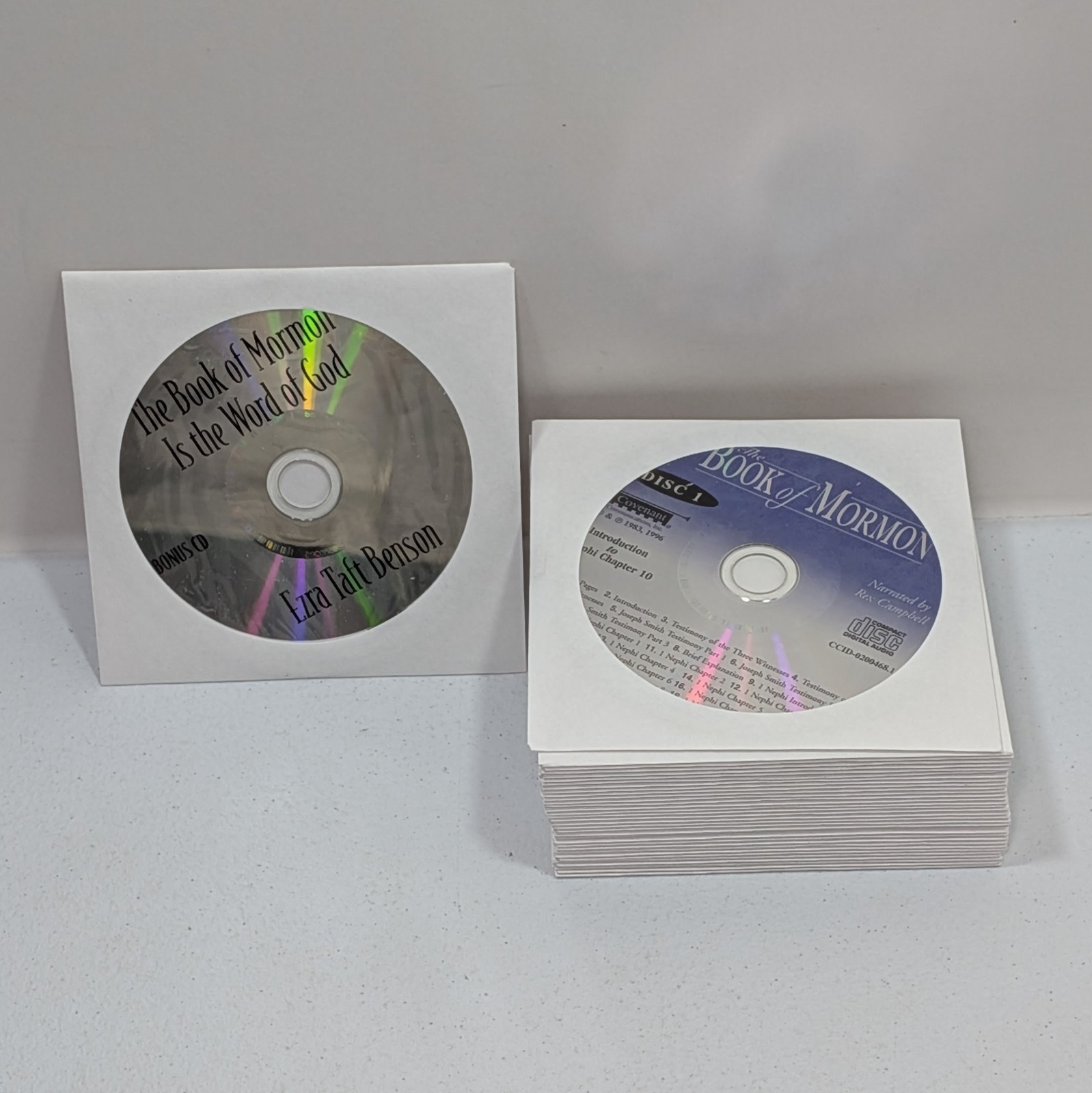 The Triple Combination 34 Audio CDs LDS Scriptures Narrated By Rex Campbell