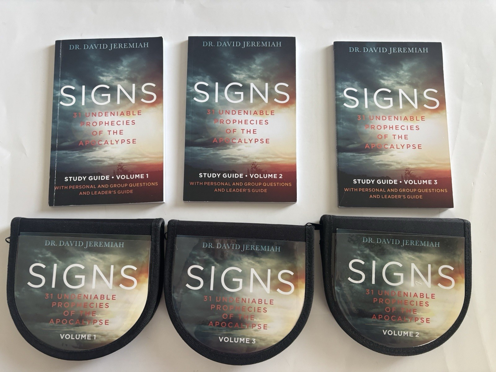 Signs Prophecy Series, Dr. David Jeremiah — 3 Audio CD Volumes + 3 Study Guides