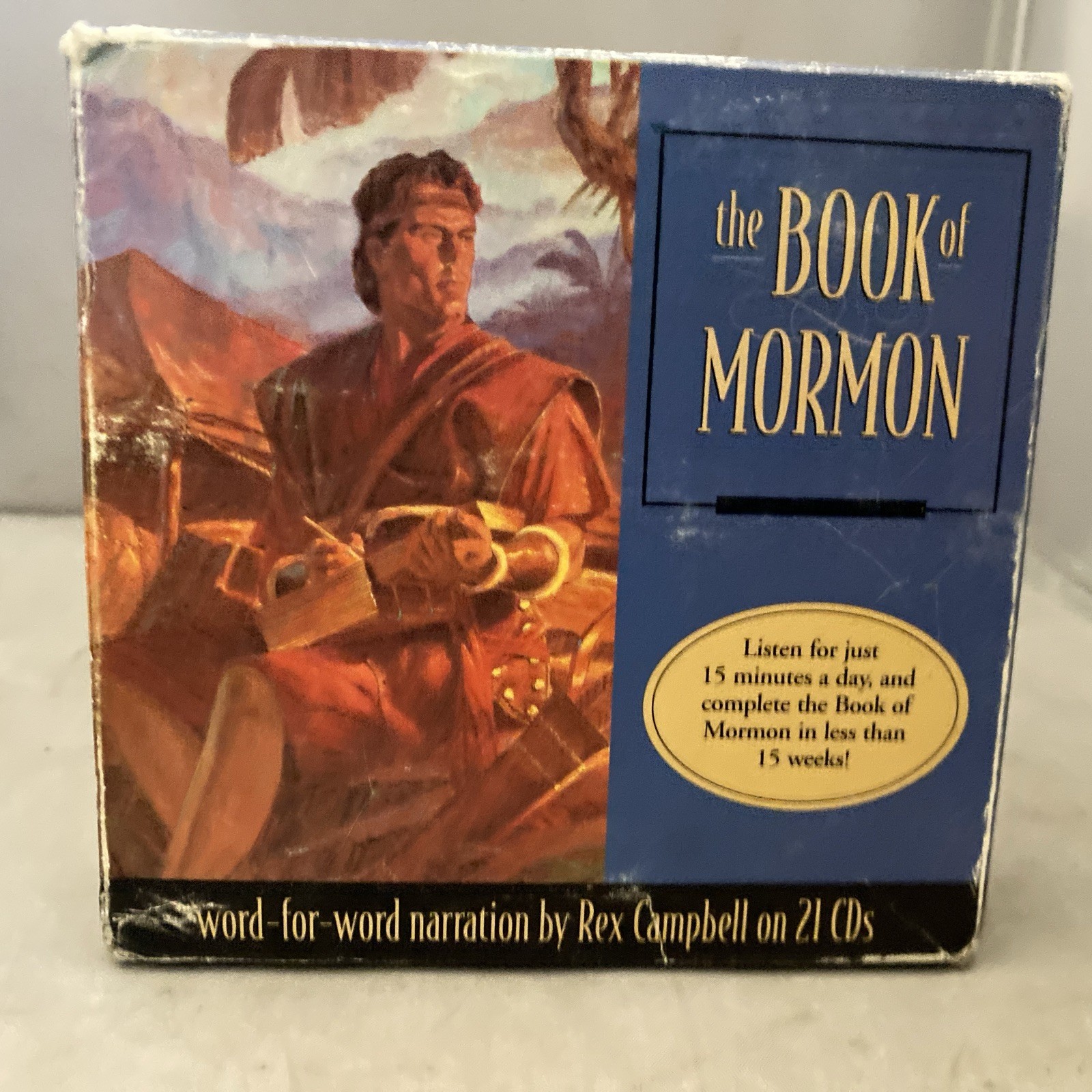 The Book of Mormon Book LDS Narration By Rex Campbell CD 21 Disc Box Set 2003