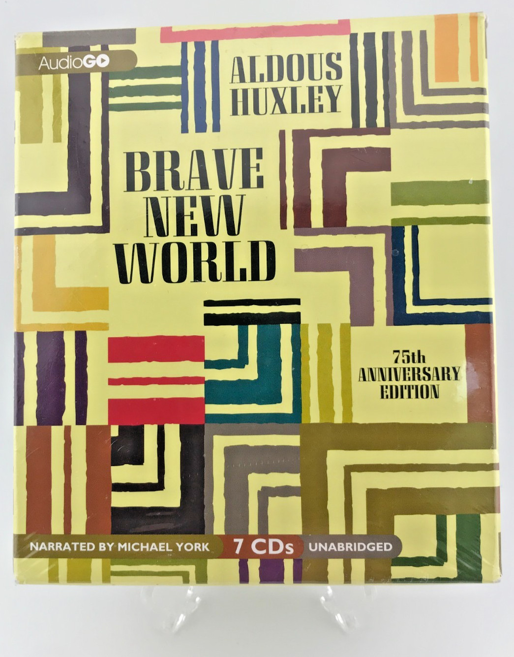 Brave New World Aldous Huxley 7 CD Unabridged Audiobook NEW AudioGO Michael York