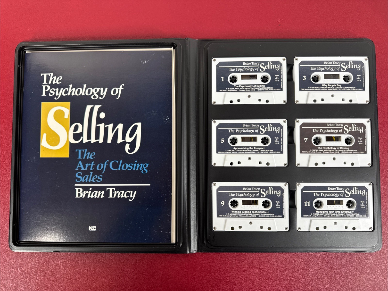 Brian Tracy: PSYCHOLOGY OF SELLING — Art of Closing Sales, 6 Audio Cassettes