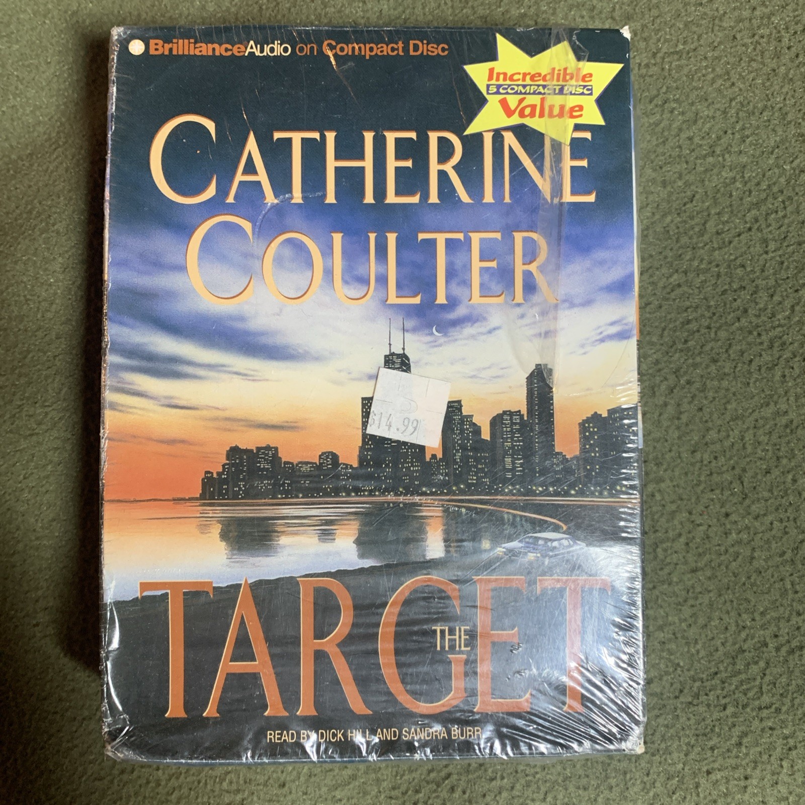 Brilliance Audio On Compact Disc. The Target By Catherine Coulter. New.