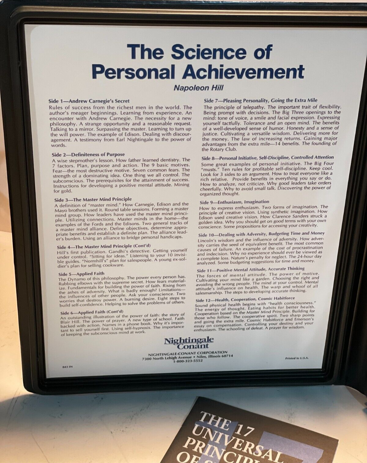 The Science of Personal Achievement: The 17 Universal Principles of Success