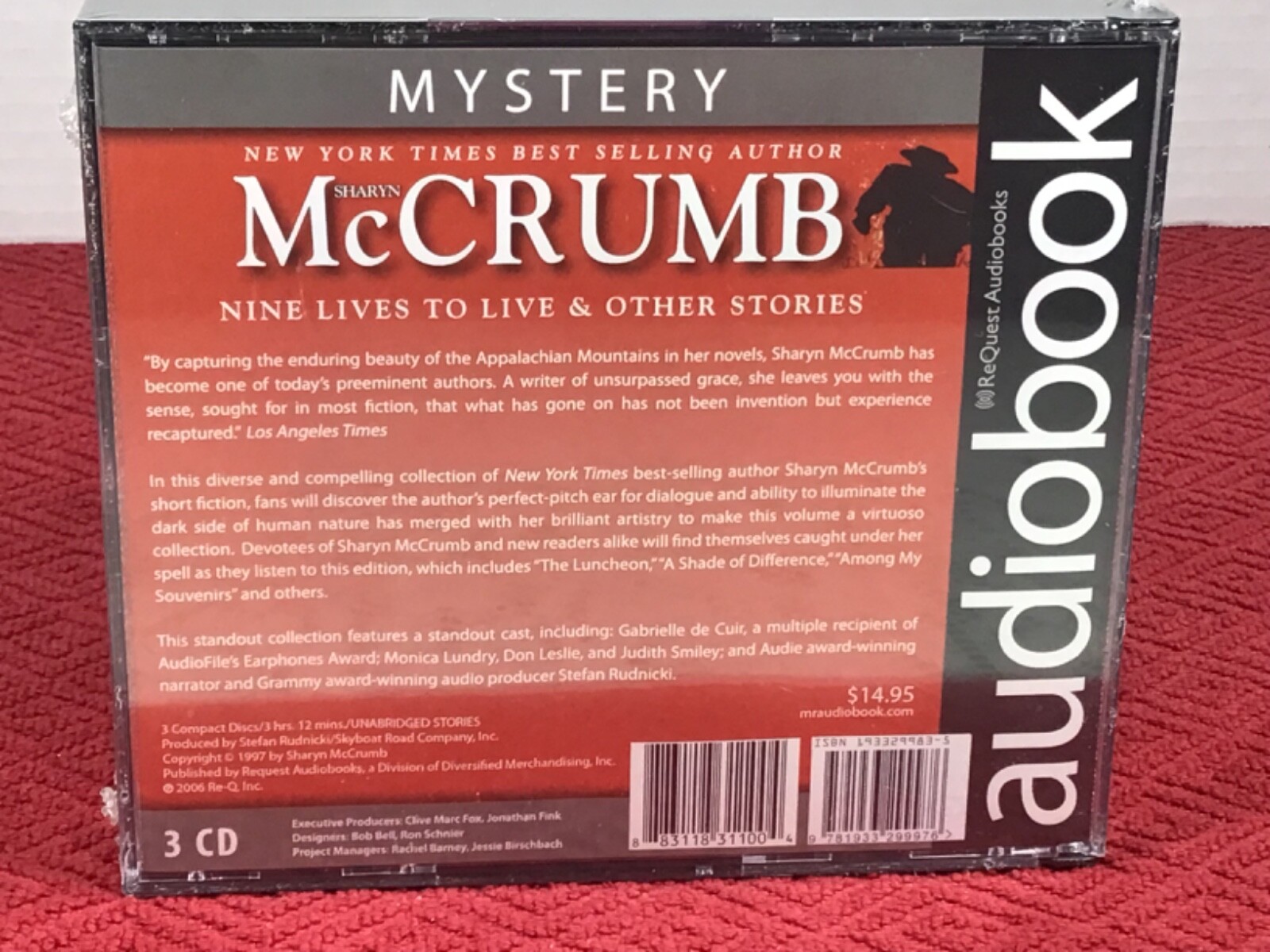 Nine Lives To Live & Other Stories Audiobook 3-CDs. New/Sealed. Free shipping.