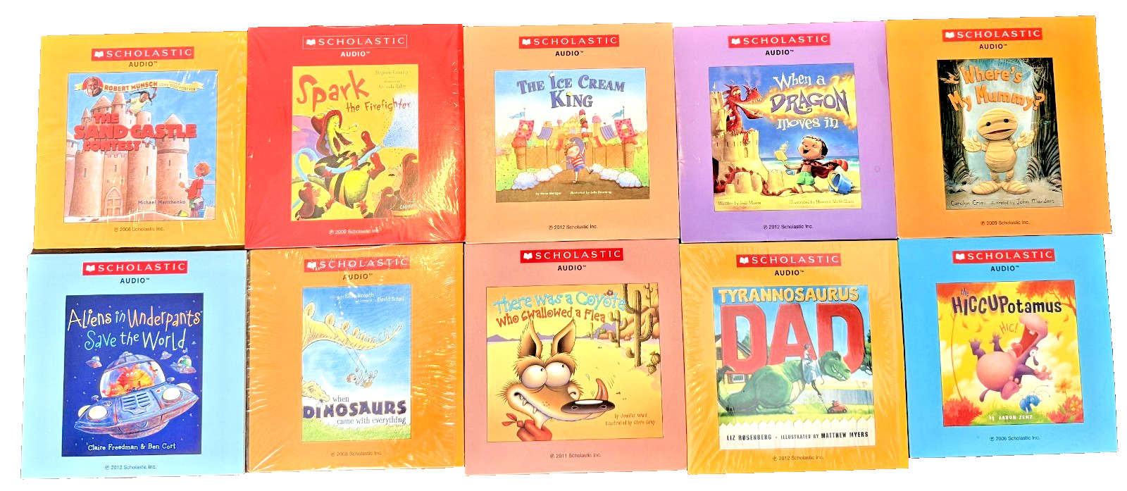 Children’s Scholastic Audio CDs, Excellent condition, good as new. No scratches.