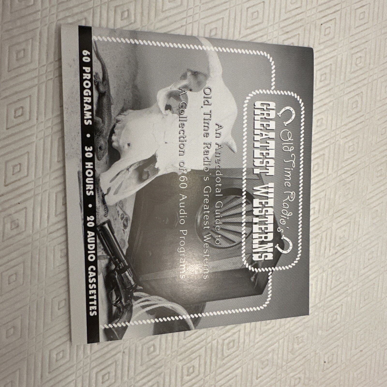 Old Time Radio’s Greatest Westerns 60 Programs 30 Hours 20 Audio Cassettes