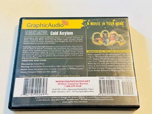 Death Lands — Cold Asylum by James Axler. Graphic Audio 6 CD’S