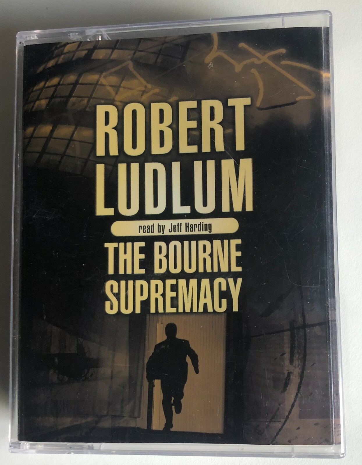 AUDIO BOOK Robert Ludlum THE BOURNE SUPREMACY on 4 x Cass read by Jeff Harding