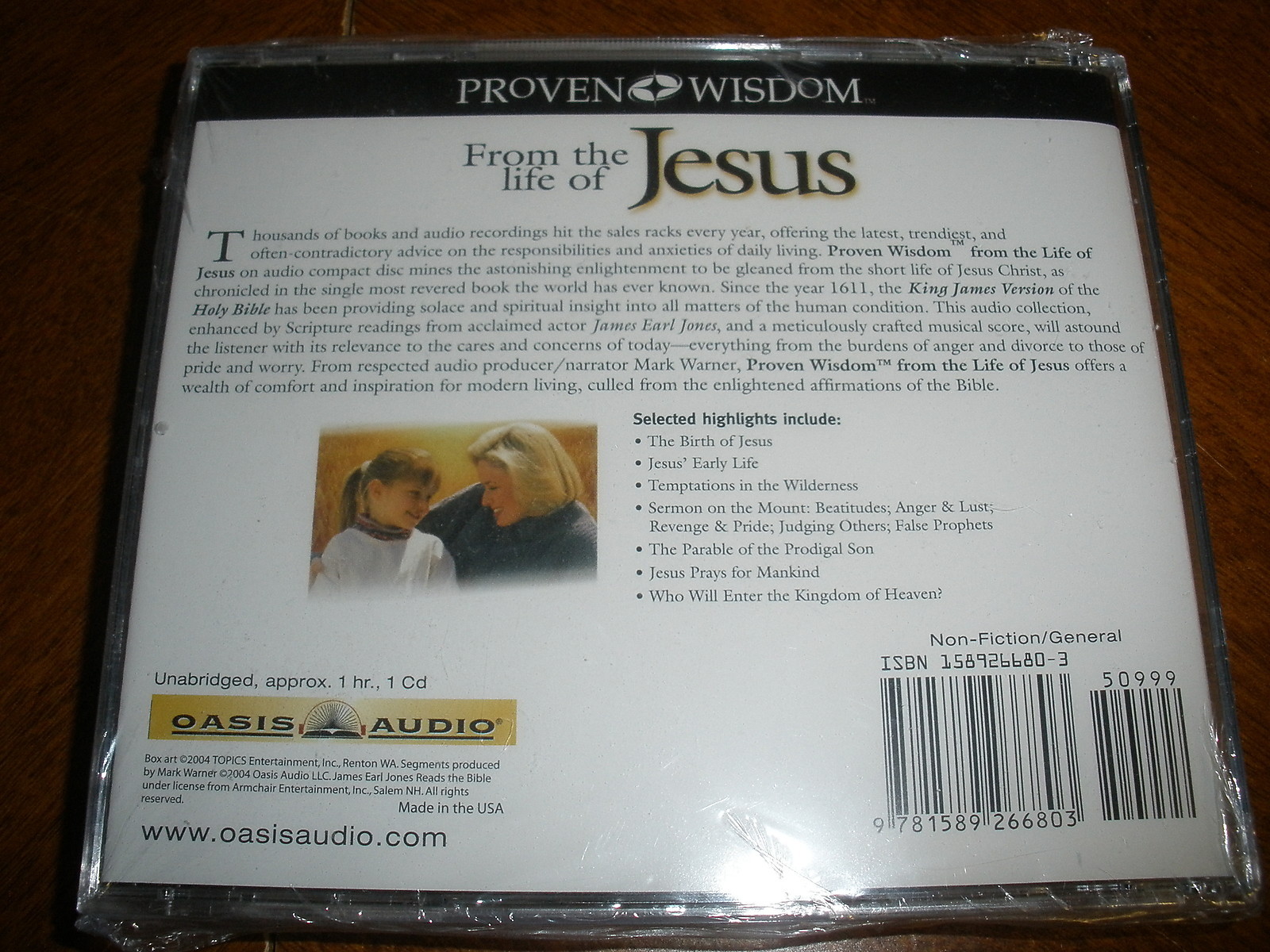NEW CD audio book Proven Wisdom From the Life of Jesus Mark Warner