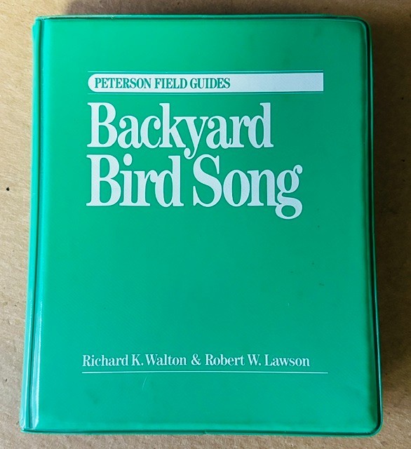 PETERSON FIELD GUIDES Backyard Bird Song Cassette with Booklet and Case
