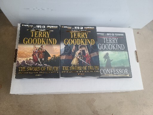 Terry Goodkind The Sword Of Truth Books 1-3, Books 3-6, & Confessor Audiobooks