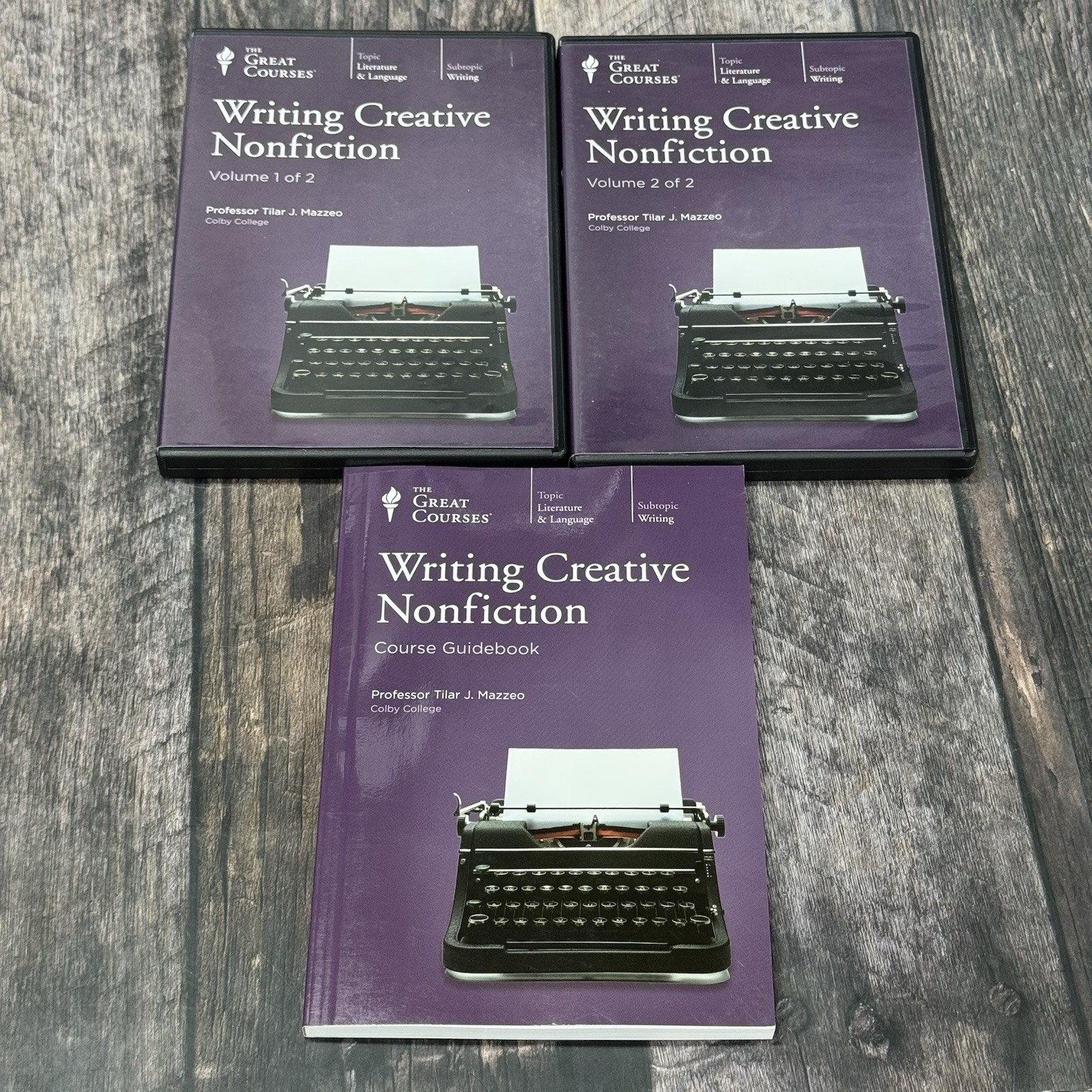 Writing Creative Nonfiction The Great Courses 12 Discs And Guidebook