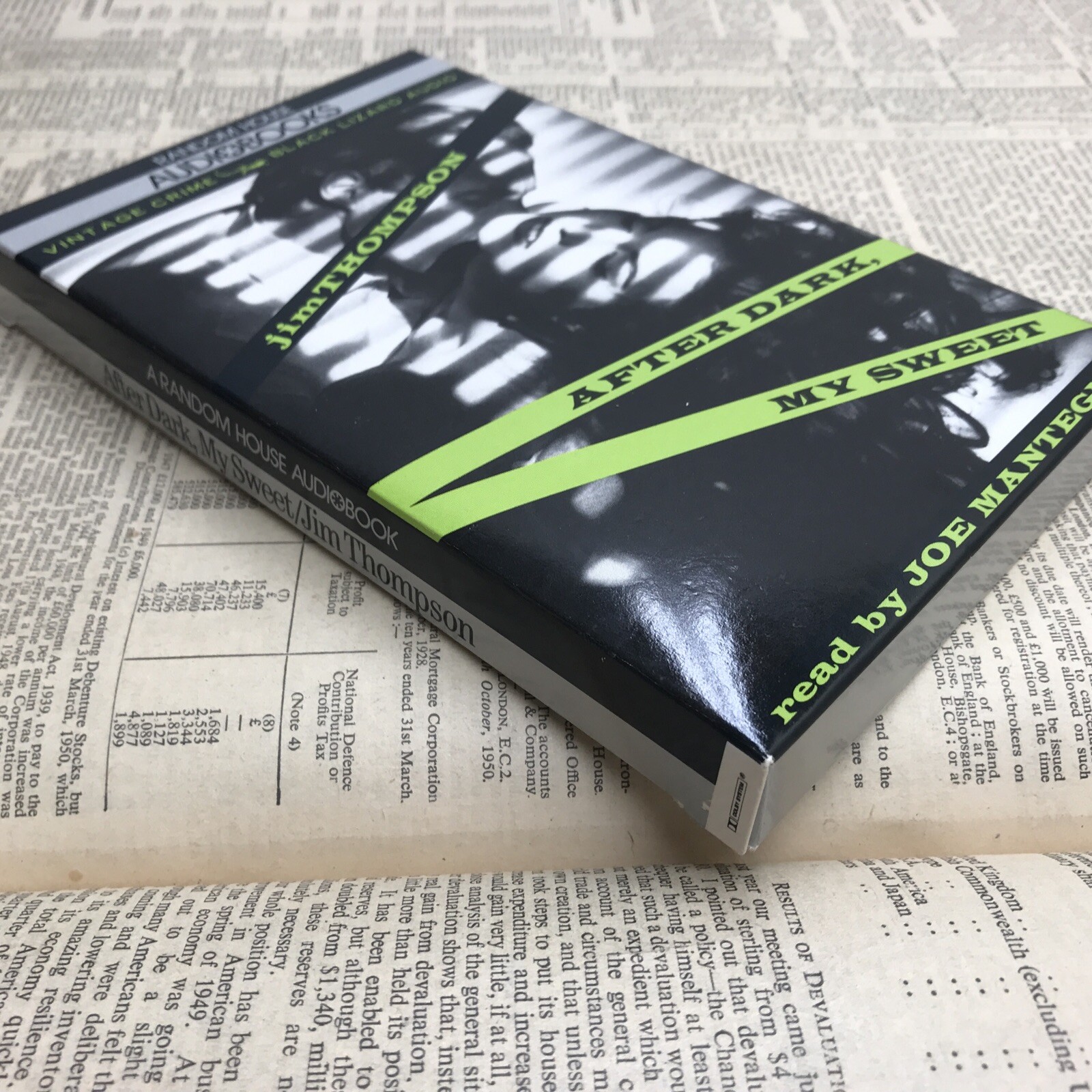 Jim Thompson’s After Dark My Sweet Audiobook Cassettes Joe Mantegna Narrated