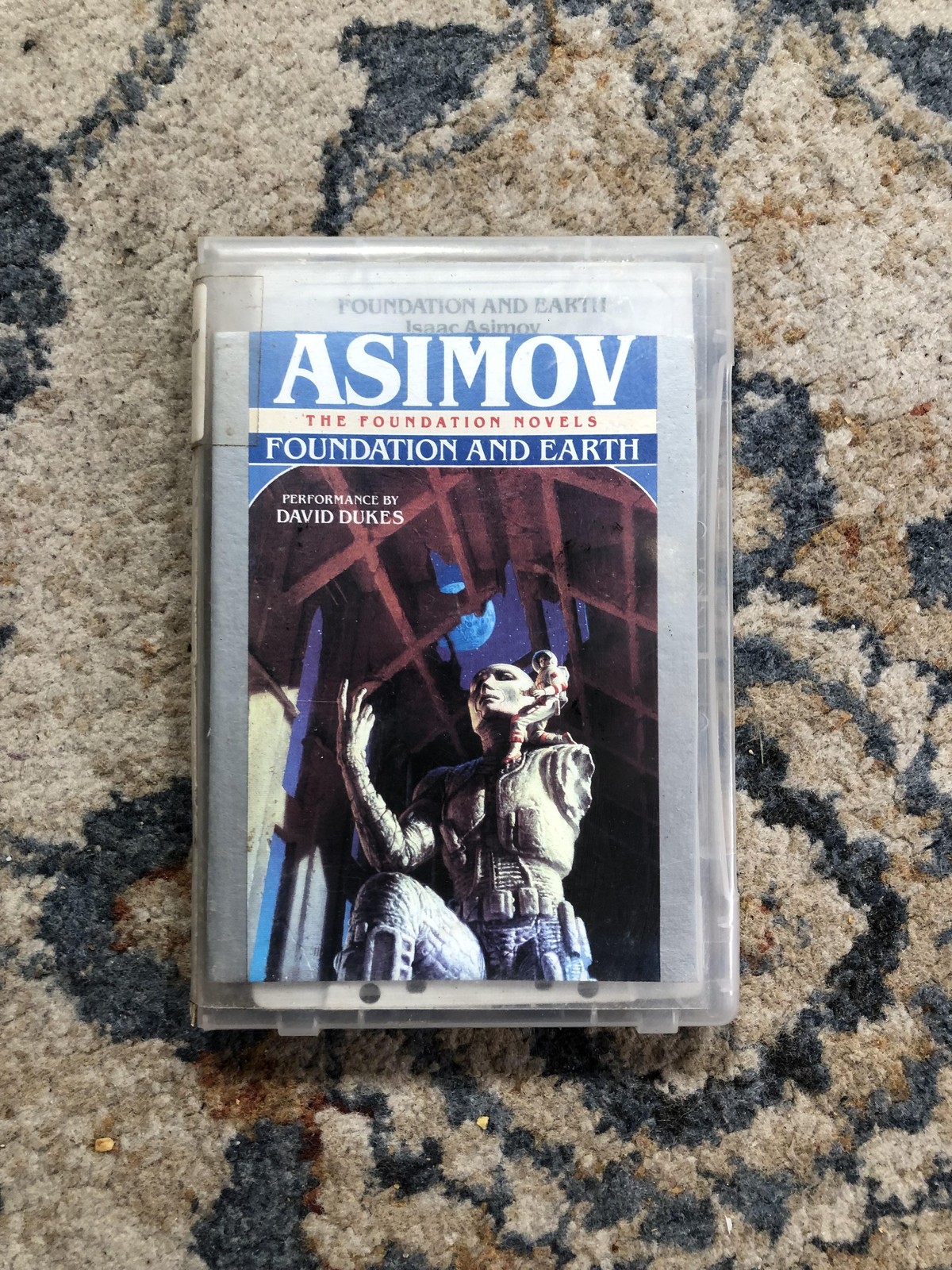 Vintage Foundation And Earth Audio Cassette Isaac Asimov 2 Tapes BDD Sci Fi