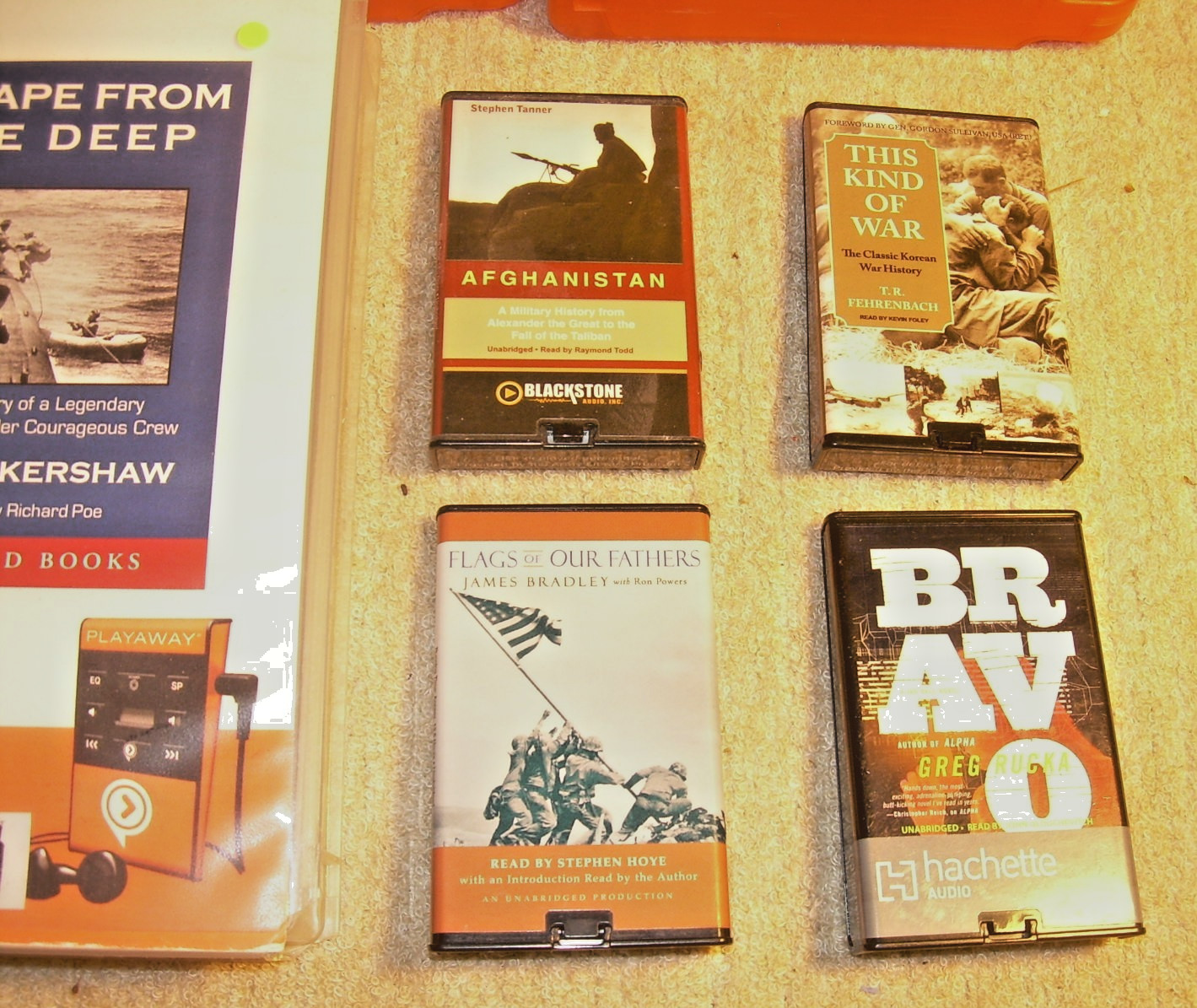 Playaway Audiobooks, Mixed Genre, Library Discontinued, Lot of 9
