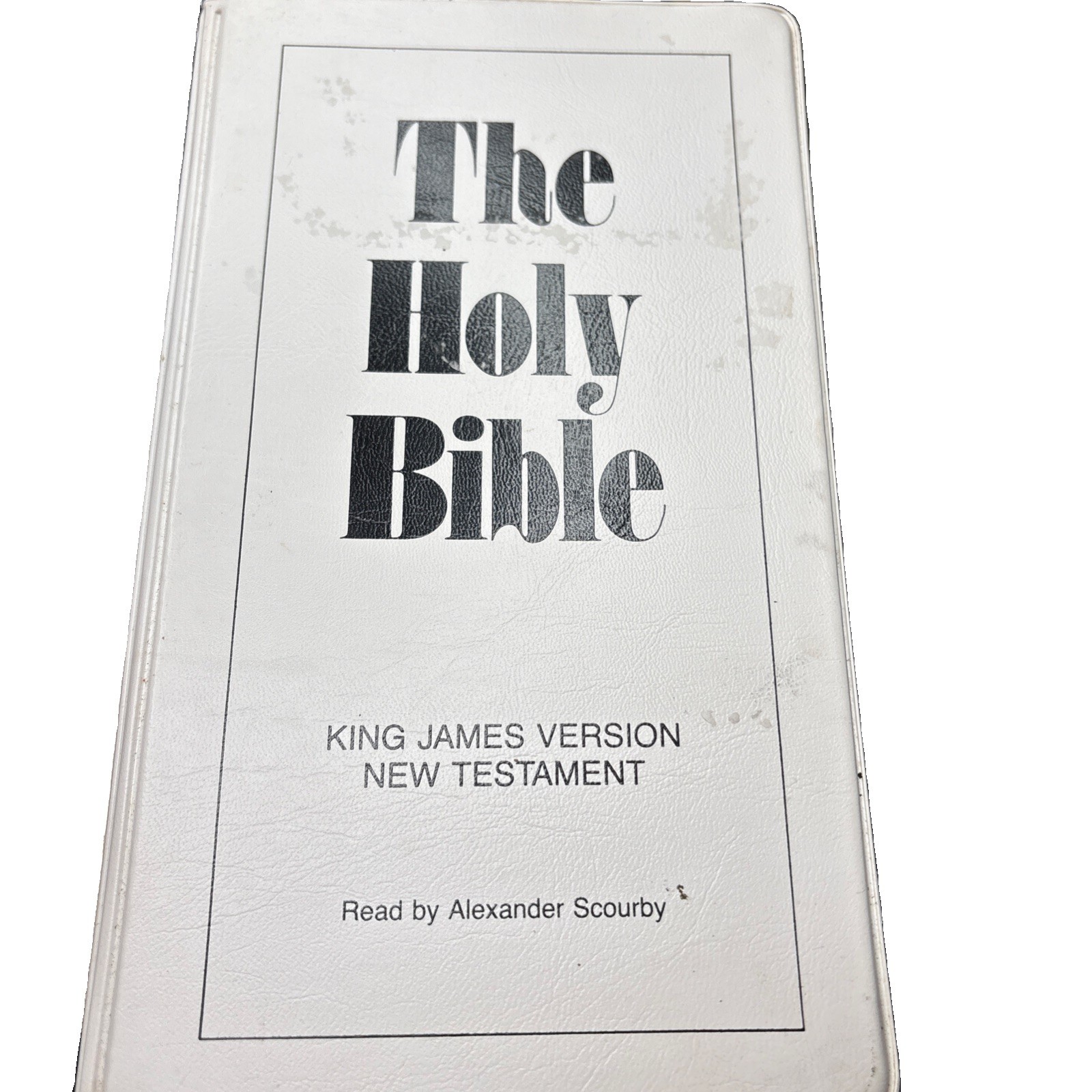 The Holy Bible KJV New Testament Alexander Scourby Audio Book 12 Cassette Set