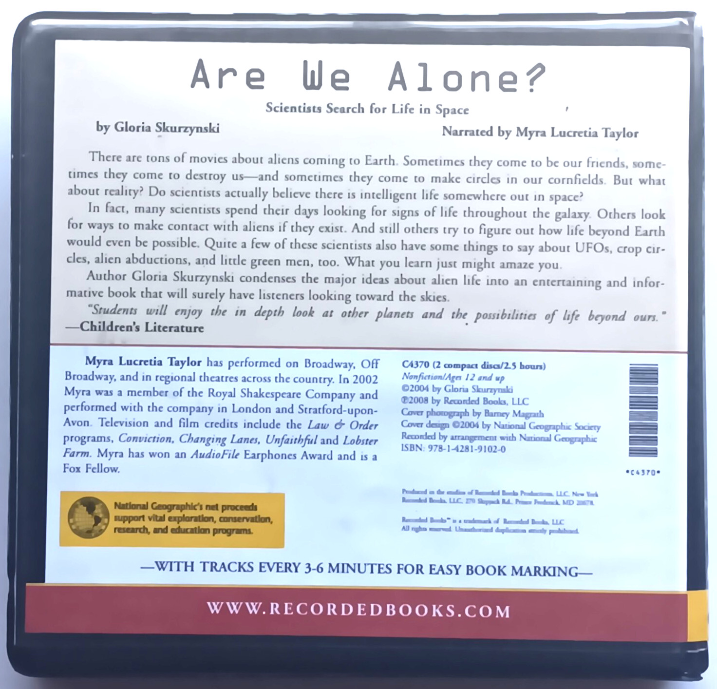 Are We Alone? Scientists Search for Life in Space (Audiobook) Nat Geo