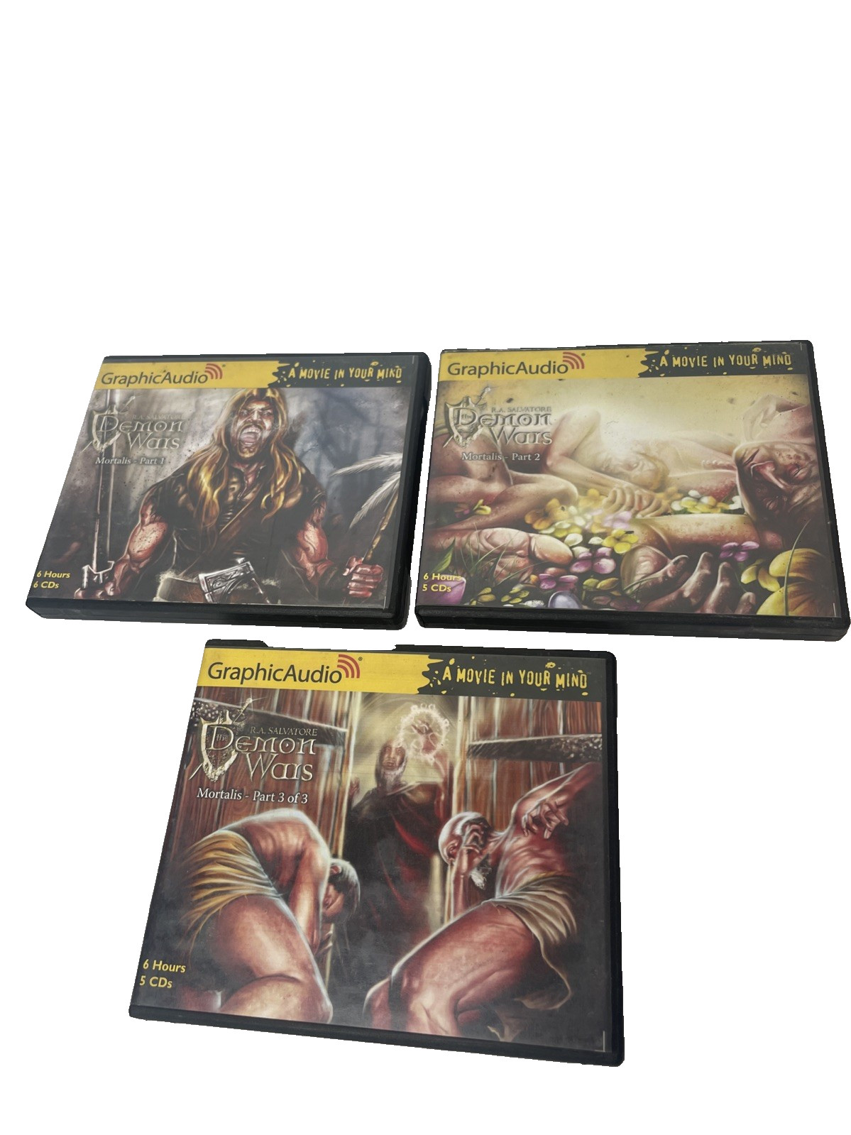 The Demon Wars Saga Graphic Audio Books Mortalis Part 1-3