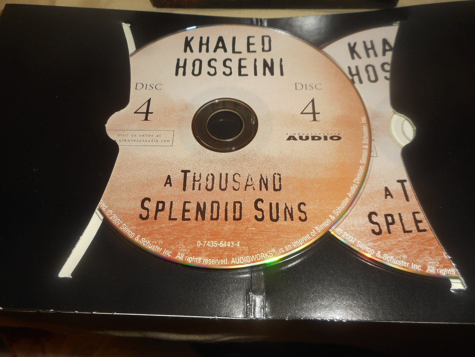 A Thousand Splendid Suns by Khaled Hosseini AUDIOBOOK 5 CD’s Like New