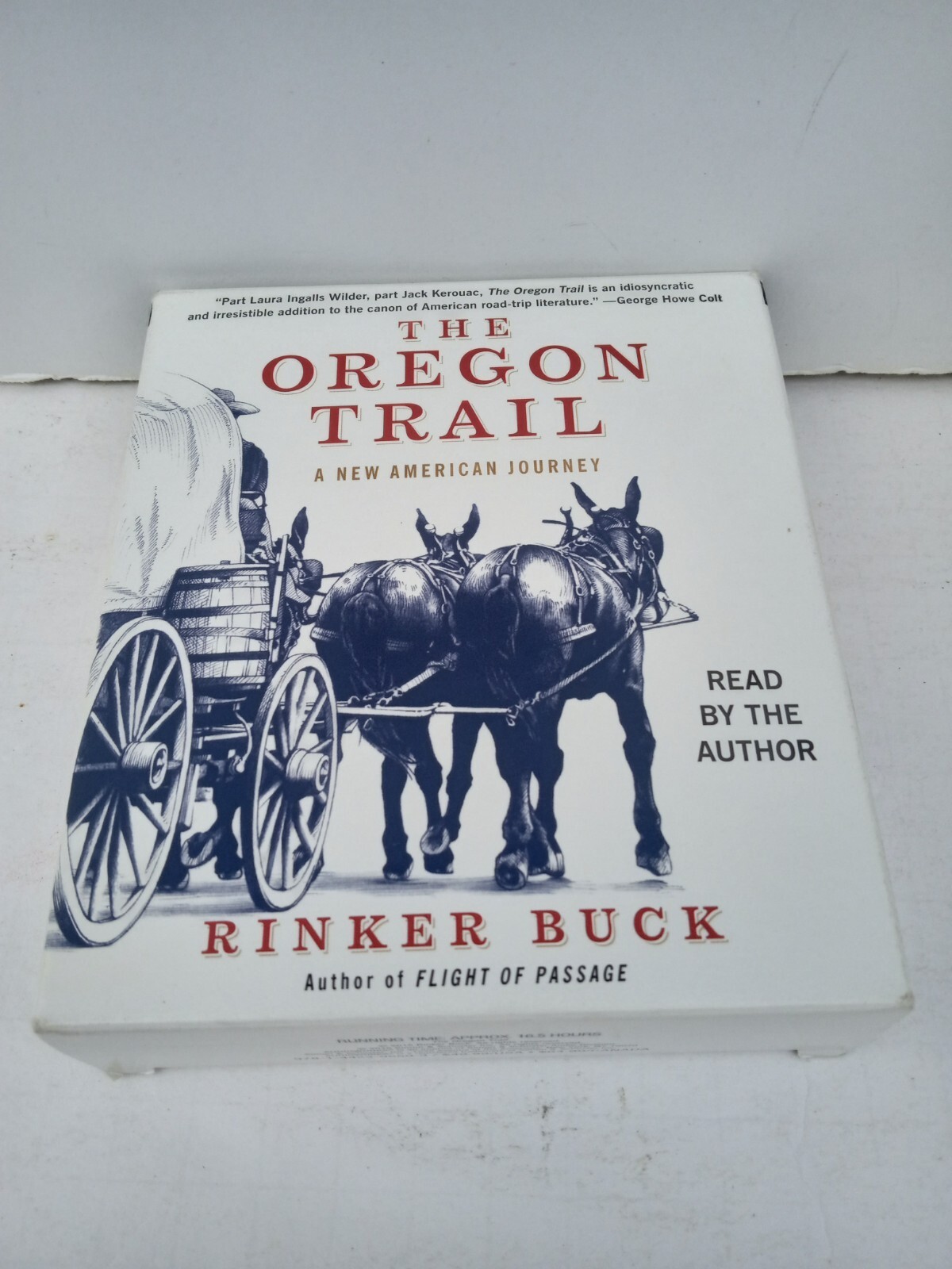 The Oregon Trail : A New American Journey by Rinker Buck CD 2015 Audioworks Unab