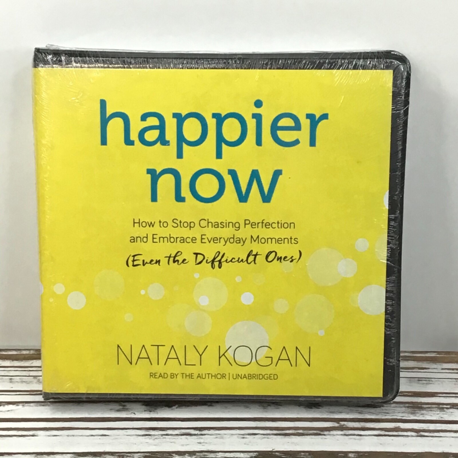 Nataly Kogan / HAPPIER NOW Stop Chasing Perfection… Self Help Audiobook CD