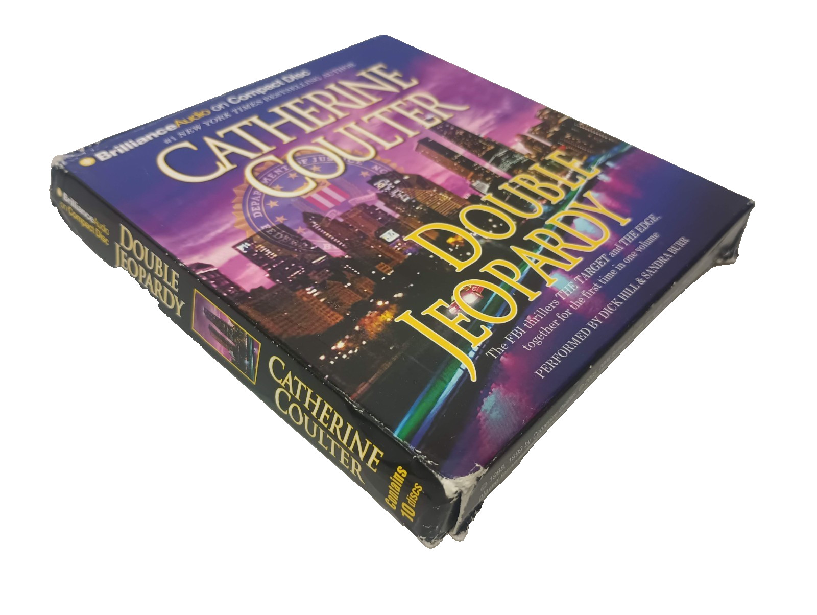Double Jeopardy Audiobook CD’S Catherine Coulter Novel 2 Stories The Target Edge