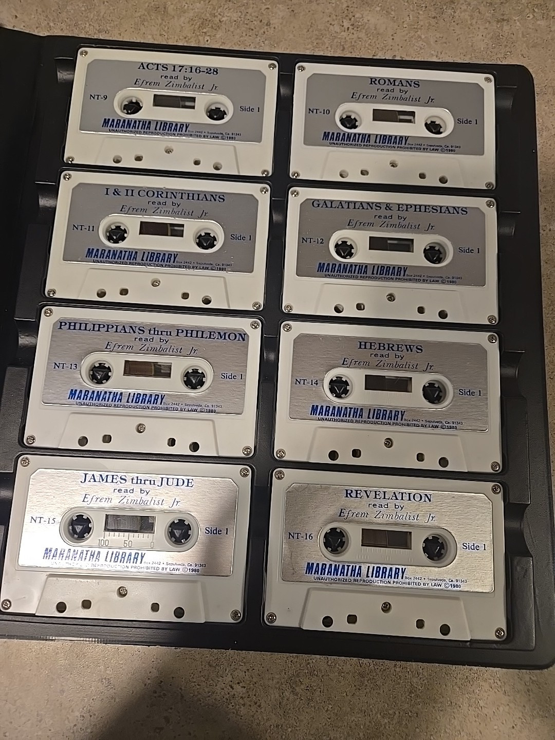 Holy Bible New Testaments Cassette Tapes — 16