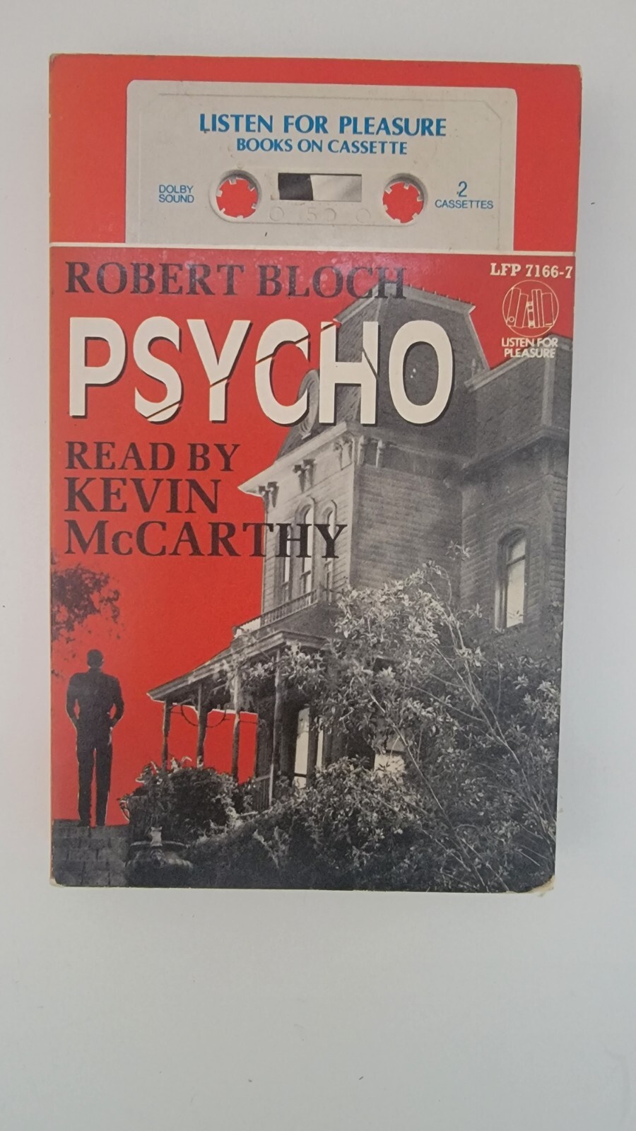 PSYCHO Listen for Pleasure Book on Cassette Robert Bloch, Read by Kevin Mccarthy