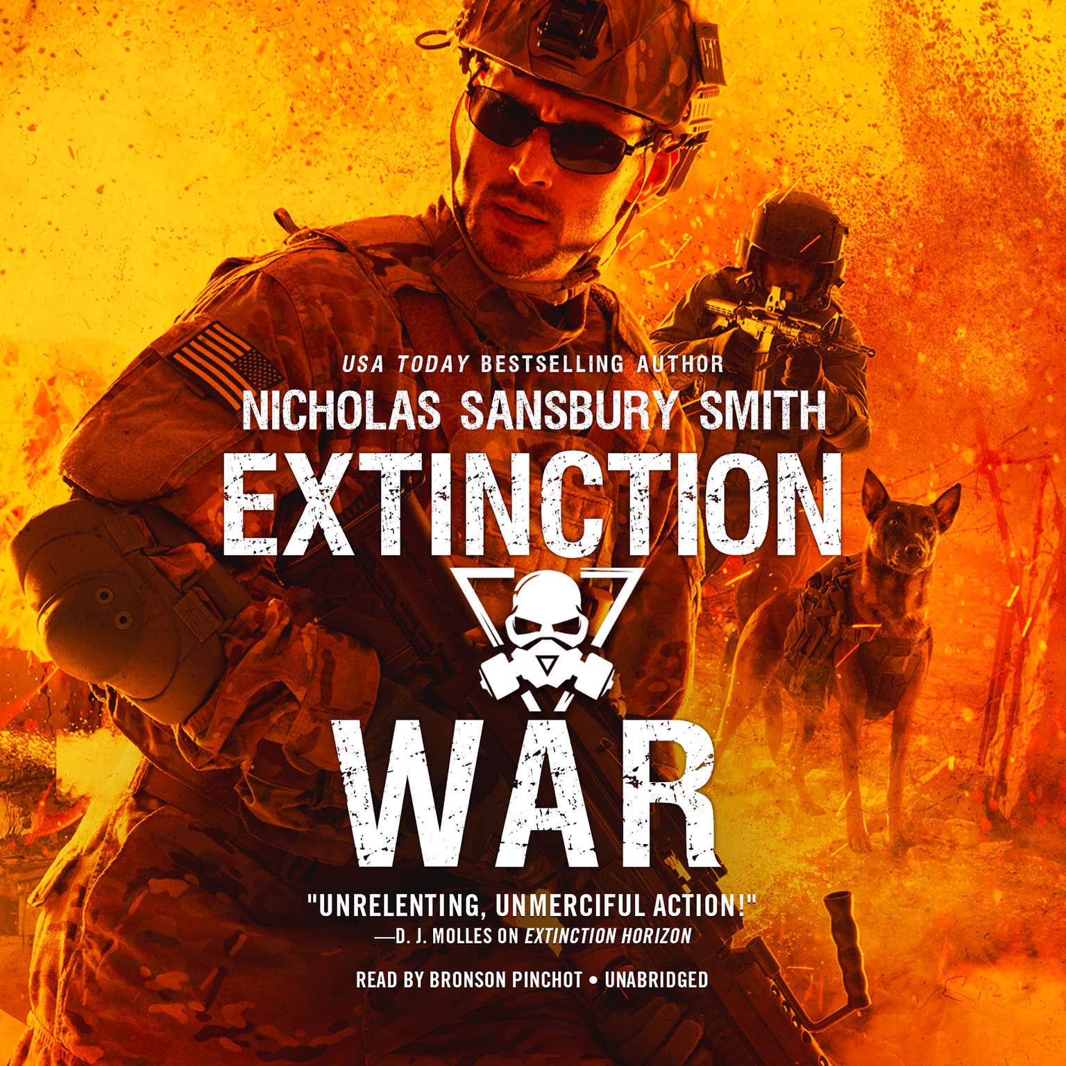 Extinction War by Nicholas Sansbury Smith 2017 Unabridged CD 9781441759535