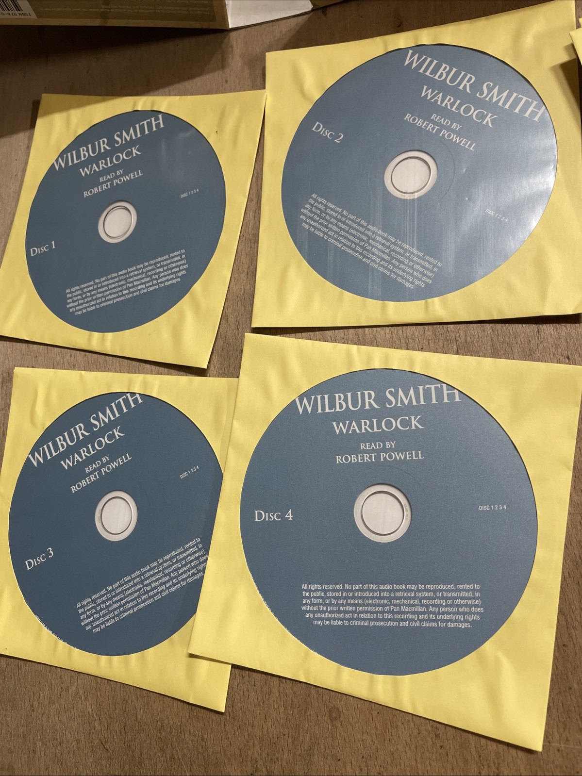 Wilbur Smith — The Egyptian Series — Audio Book 18xCDs River God/ Warlock/ Quest