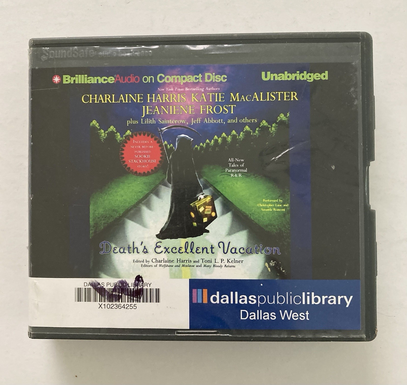 2010 Audio Book Death’s Excellent Vacation By Charlaine Harris Toni Kelner