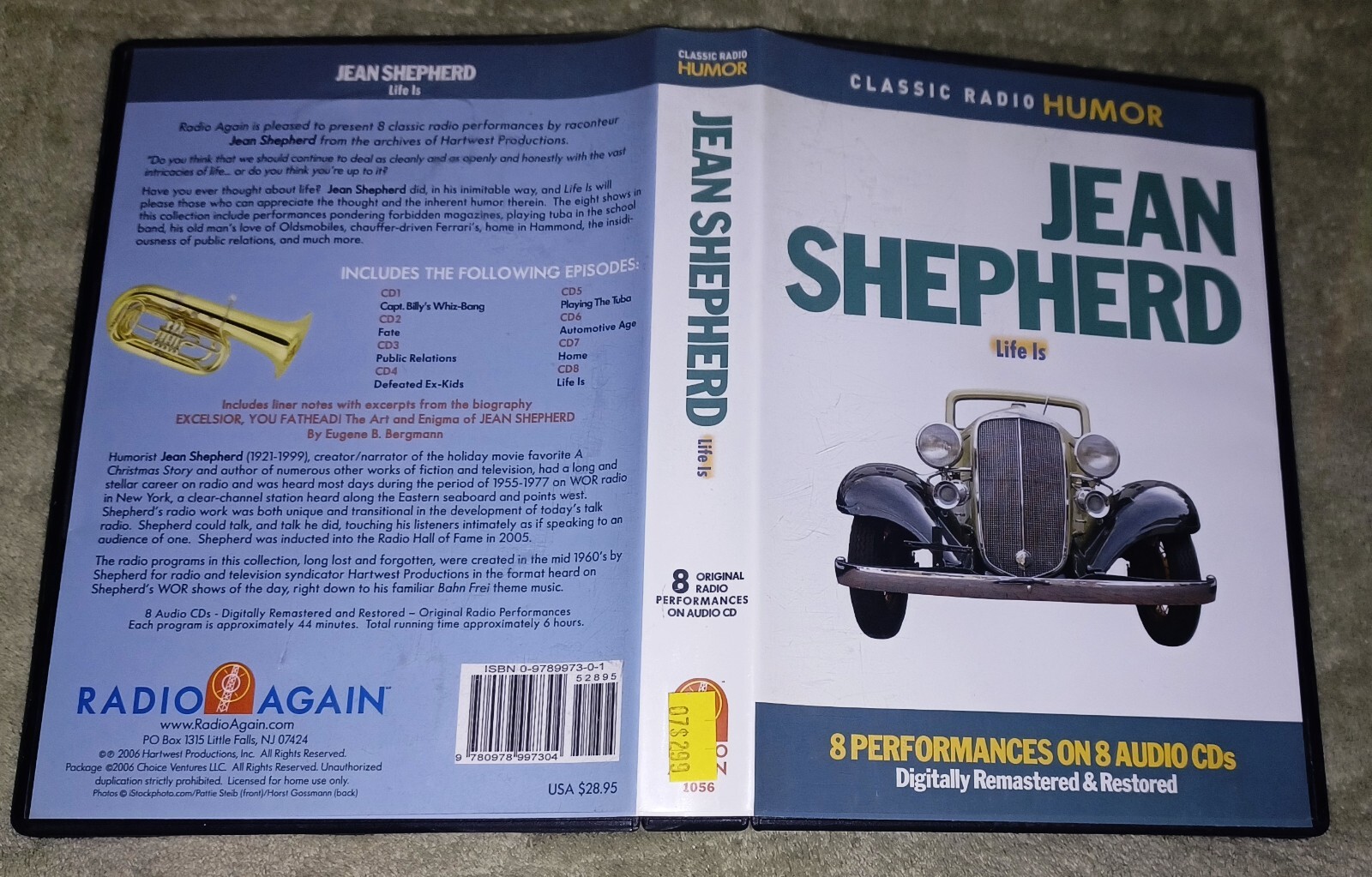 Jean Shepherd Life Is Audio Book CD 8 Performances Discs Classic Radio Humor