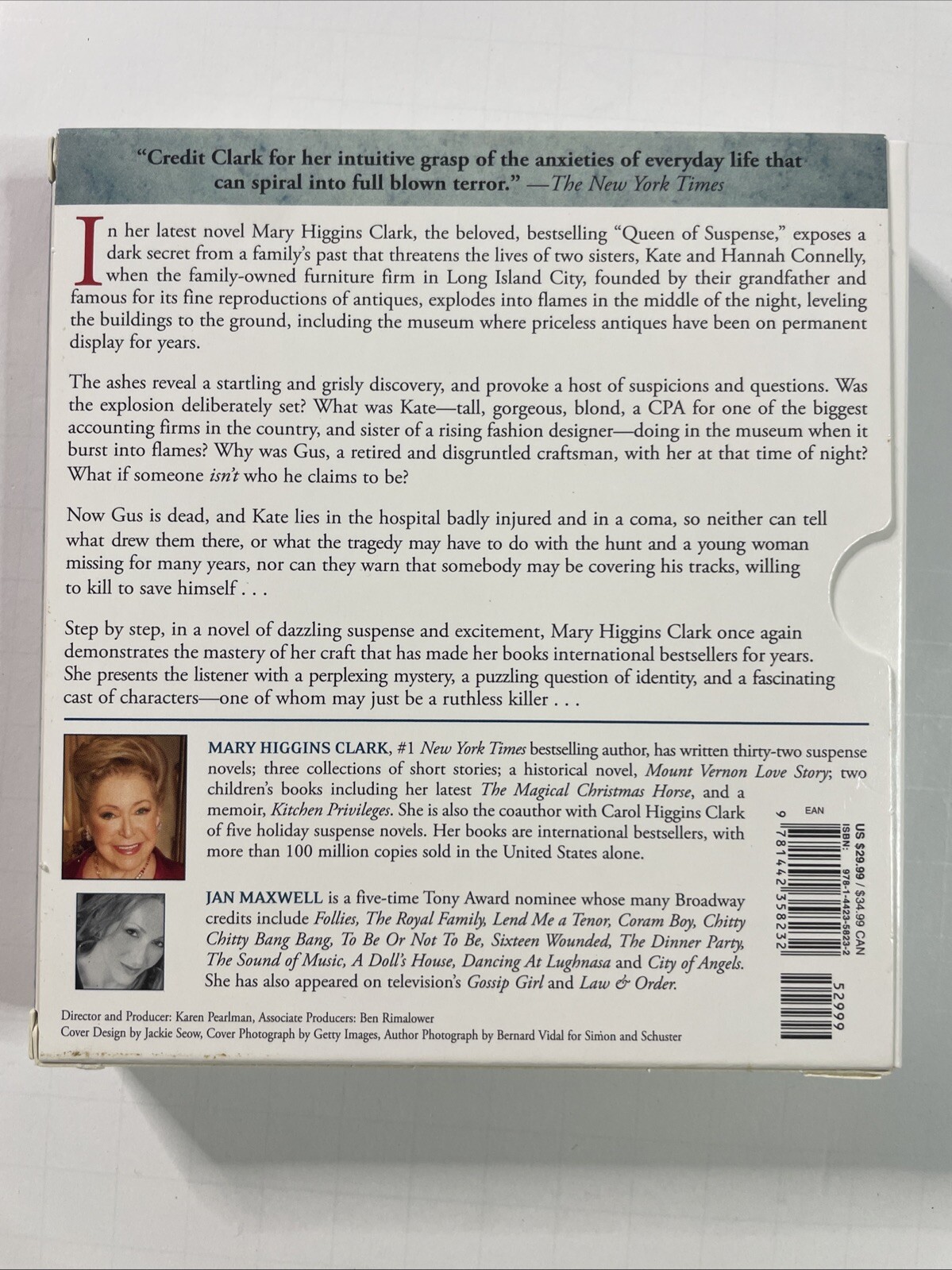 Daddy’s Gone a Hunting by Mary Higgins Clark Unabridged Audiobook CD