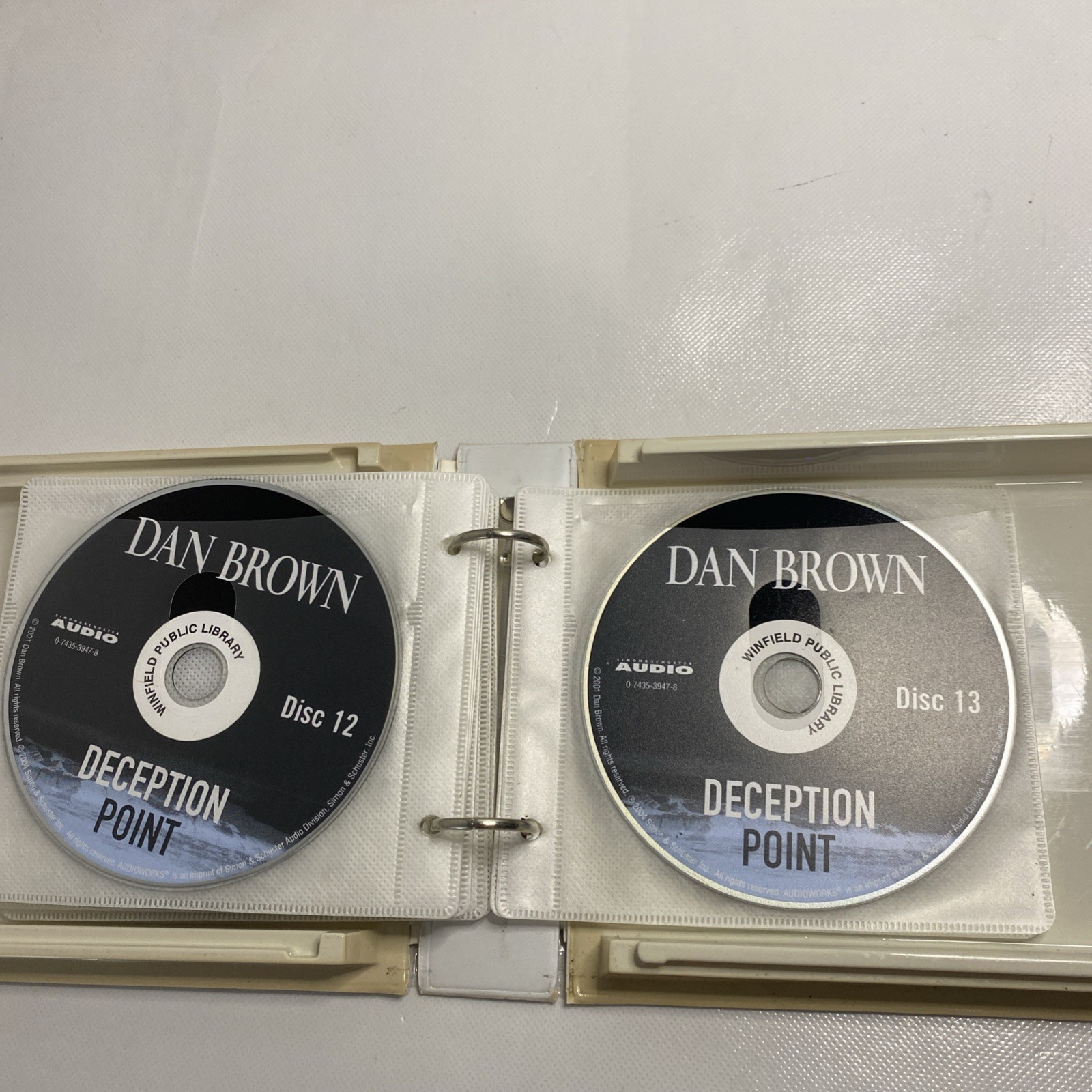 GOOD Deception Point By Dan Brown 15 Disc Audiobook Unabridged