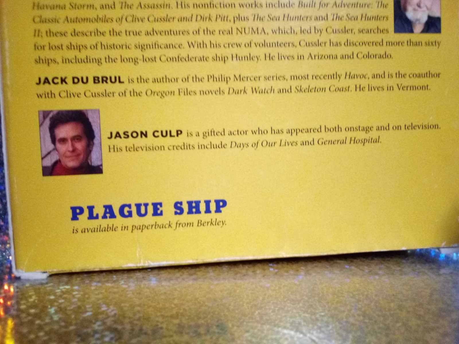 (CZBA) «PLAGUE SHIP» CLIVE CUSSLER / JACK DU BRUL / 5-CD / PRE-HEARD / 2008