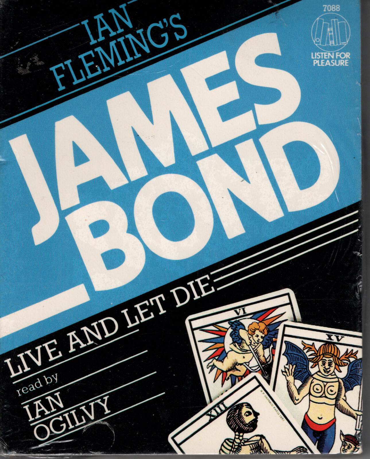IAN FLEMING’S LIVE AND LET DIE JAMES BOND NOVEL ON CASSETTES READ BY IAN OGILVY