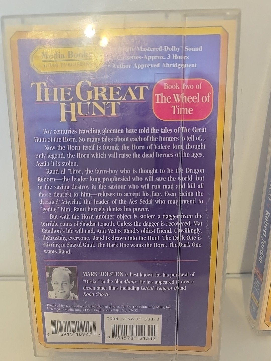 Eye Of The World/Great Hunt/Wizard First Rule Audio Cassette Jordan/Goodkind
