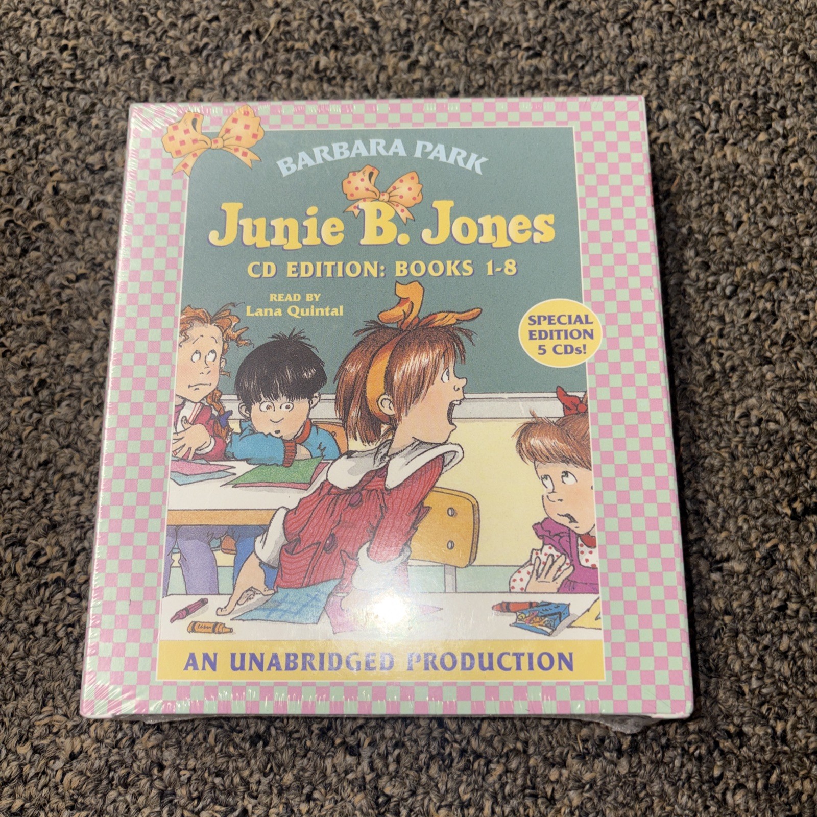 Junie B Jones by Barbara Park CD Collection 1-8 Special Edition Unabridged 5 CDs
